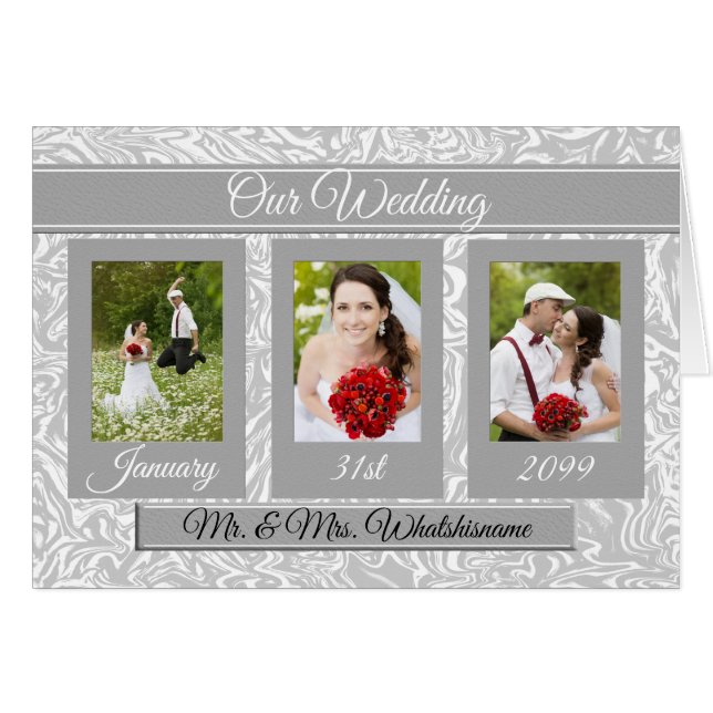 Wedding Favours with Couple's Story (Front Horizontal)