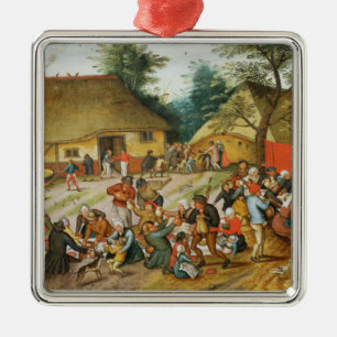 Wedding Feast Metal Ornament