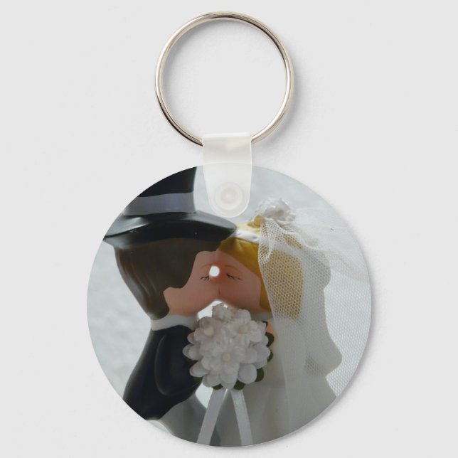 Wedding Figures Key Ring (Front)