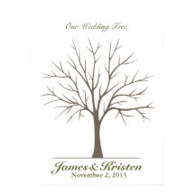 Wedding Fingerprint Tree – Classic