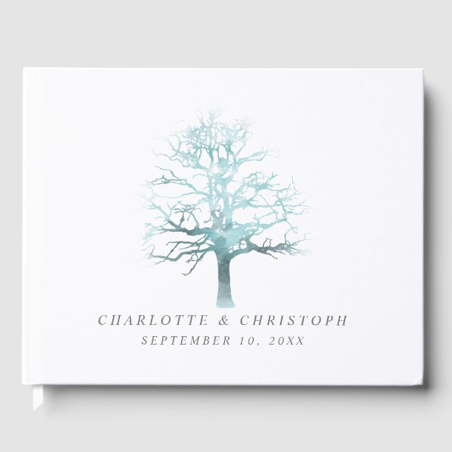 wedding fingerprint tree guest book (Front)
