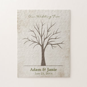 Wedding Fingerprint Tree - Puzzle