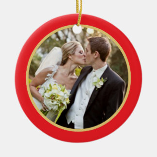 Wedding  |  First Christmas Photo Ornament