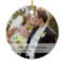 Wedding  |  First Christmas Photo Ornament