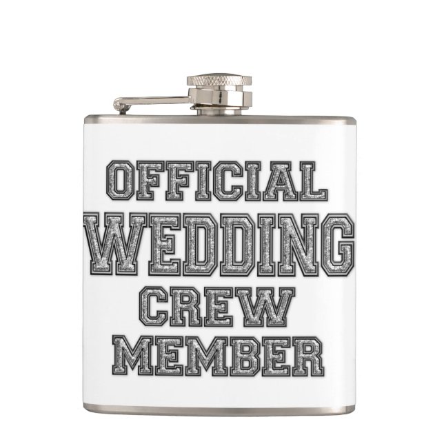 Wedding Flask Groomsmen's Gift (Front)