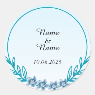 Wedding flavor stickers 