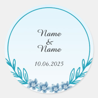 Wedding flavor stickers