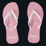 Wedding Flip Flops for Bridal Party, Bachelorette<br><div class="desc">Flip flops for your entire wedding party and guests for your wedding,  shower or bachelorette weekend.</div>