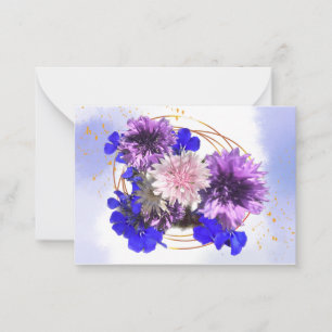 Wedding floral invitation 
