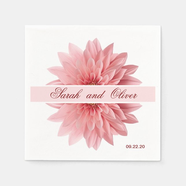 Wedding Floral  Napkin (Front)