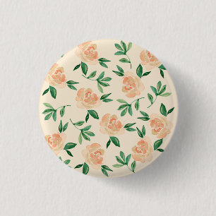 Wedding Flower Arrangements 3 Cm Round Badge