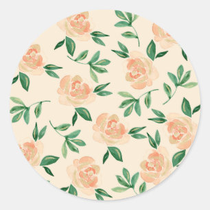 Wedding Flower Arrangements Classic Round Sticker