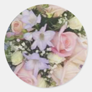 Wedding Flowers Envelope Seal Stickers