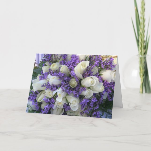 Wedding flowers thank you card (Front)