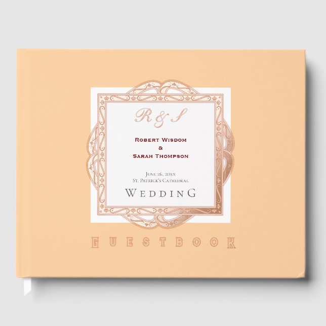 Wedding Foil Guestbook (Front)