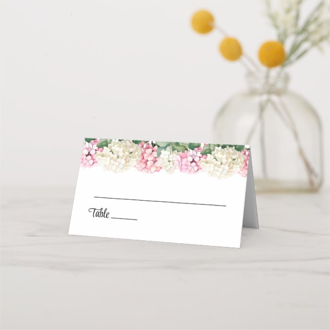 Wedding Folded Name Place Card (Front)