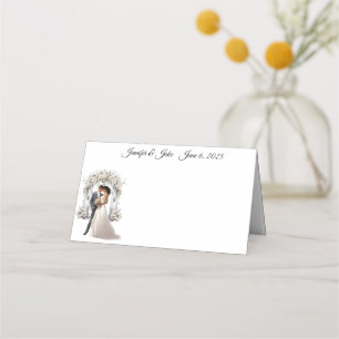 Wedding Folded Name Place Card