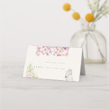 Wedding Folded Place Cards
