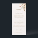 Wedding Food Menu Card Dinner Lunch Brunch C100<br><div class="desc">Our tall menu card is perfect to let your guests know which meal options are available at your wedding or event. This item is part of our Crystal wedding collection C100,  please visit our store to view the collection of coordinating items.</div>