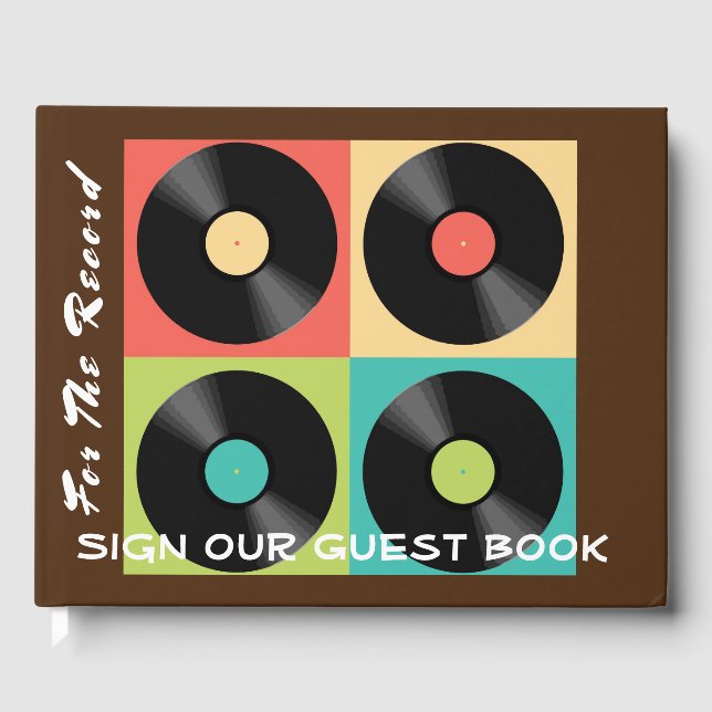 Wedding For the record Guest Book (Front)