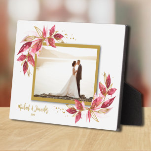 Wedding Frameless Photo Tabletop Easel Back Plaque