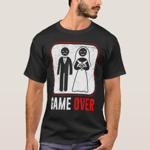 Wedding Game Over Groom Bachelor Party T-Shirt