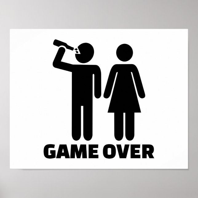 Wedding game over poster (Front)