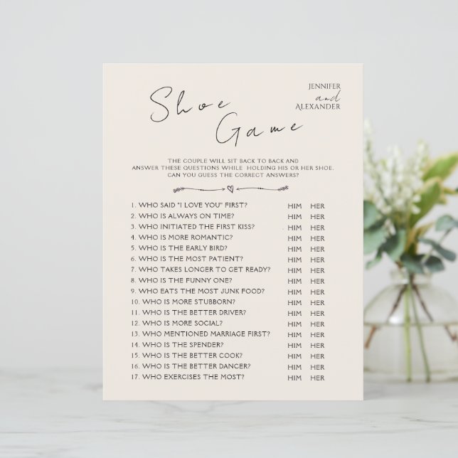 Wedding Games  (Standing Front)