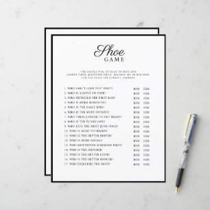 Wedding Games modern style.