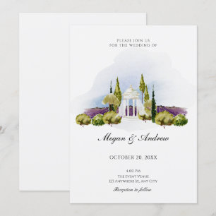 Wedding garden decoration Invitation
