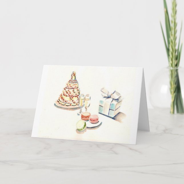Wedding Gateaux Card (Front)