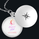 Wedding gift Anniversary gift Gift for Wife Locket Necklace<br><div class="desc">Personalise this Always Kiss me Goodnight Silver necklace with your wedding date or another date that is special to you. Makes a great gift for her.</div>