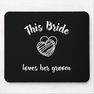 Wedding Gift Bachelorette Party Honeymoon Bride Gr Mouse Pad