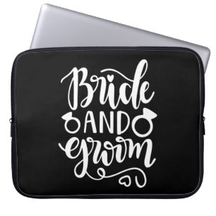 Wedding Gift Bride And Groom Laptop Sleeve
