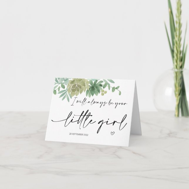 Wedding Gift for Parents of the Bride Mom Dad Card (Front)