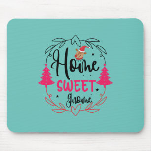 Wedding Gift Home Sweet Gnome Mouse Pad