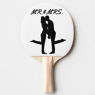 WEDDING GIFT PING PONG PADDLE, MR.& MRS. PING PONG PADDLE