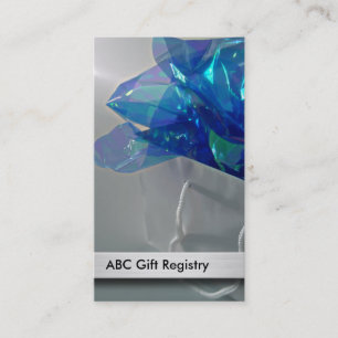 Wedding Gift Registry Business Cards