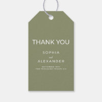 Wedding Gift Tags "Delicate Calla Lilies"