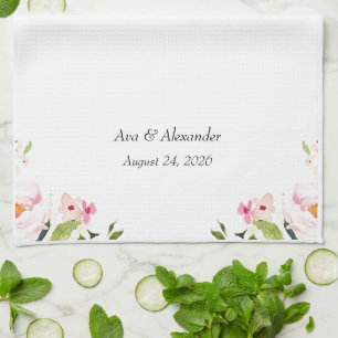 Wedding gift tea towel