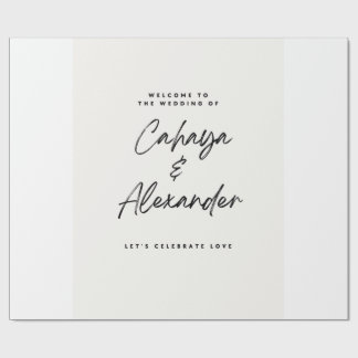 Wedding Gift Wrapping Paper