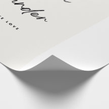 Wedding Gift Wrapping Paper
