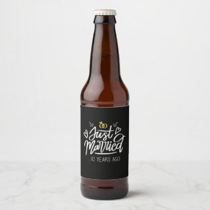 Wedding Gifts 10th Wedding Anniversary Beer Bottle Label