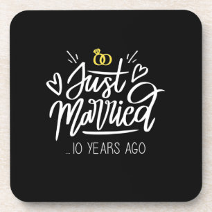 Wedding Gifts   10th Wedding Anniversary Coaster