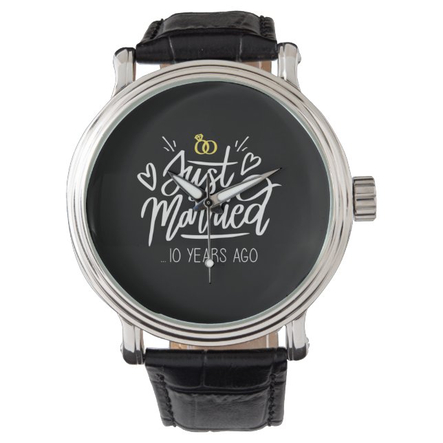 Wedding Gifts | 10th Wedding Anniversary Watch (Front)