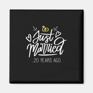 Wedding Gifts 20th Wedding Anniversary Magnet