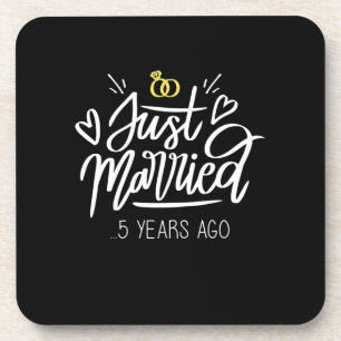 Wedding Gifts 5th Wedding Anniversary Coaster