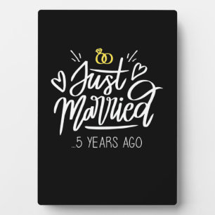 Wedding Gifts   5th Wedding Anniversary Plaque