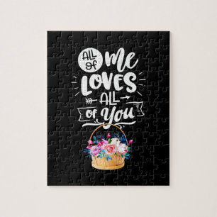 Wedding Gifts All Of Me Loves All Of You Jigsaw Puzzle