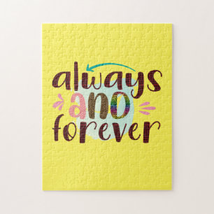 Wedding Gifts Always And Forever Jigsaw Puzzle